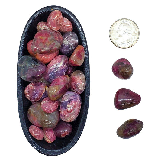 Tourmaline, Pink polished - opens heart chakra - Spiral Circle