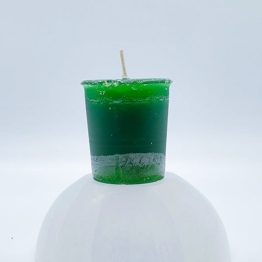 Traditional Votive | Myrrh - Spiral Circle