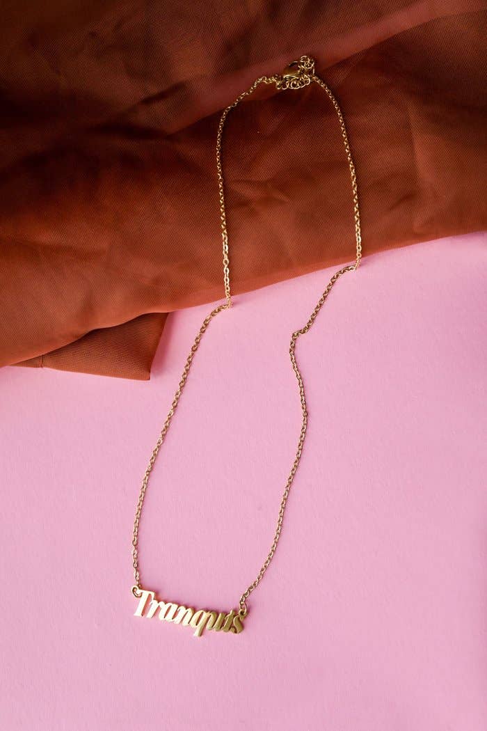 Tranquis Necklace - Spiral Circle