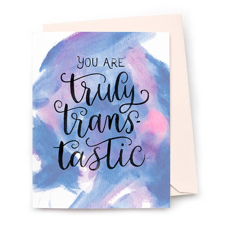 Trans-tastic Card - Spiral Circle