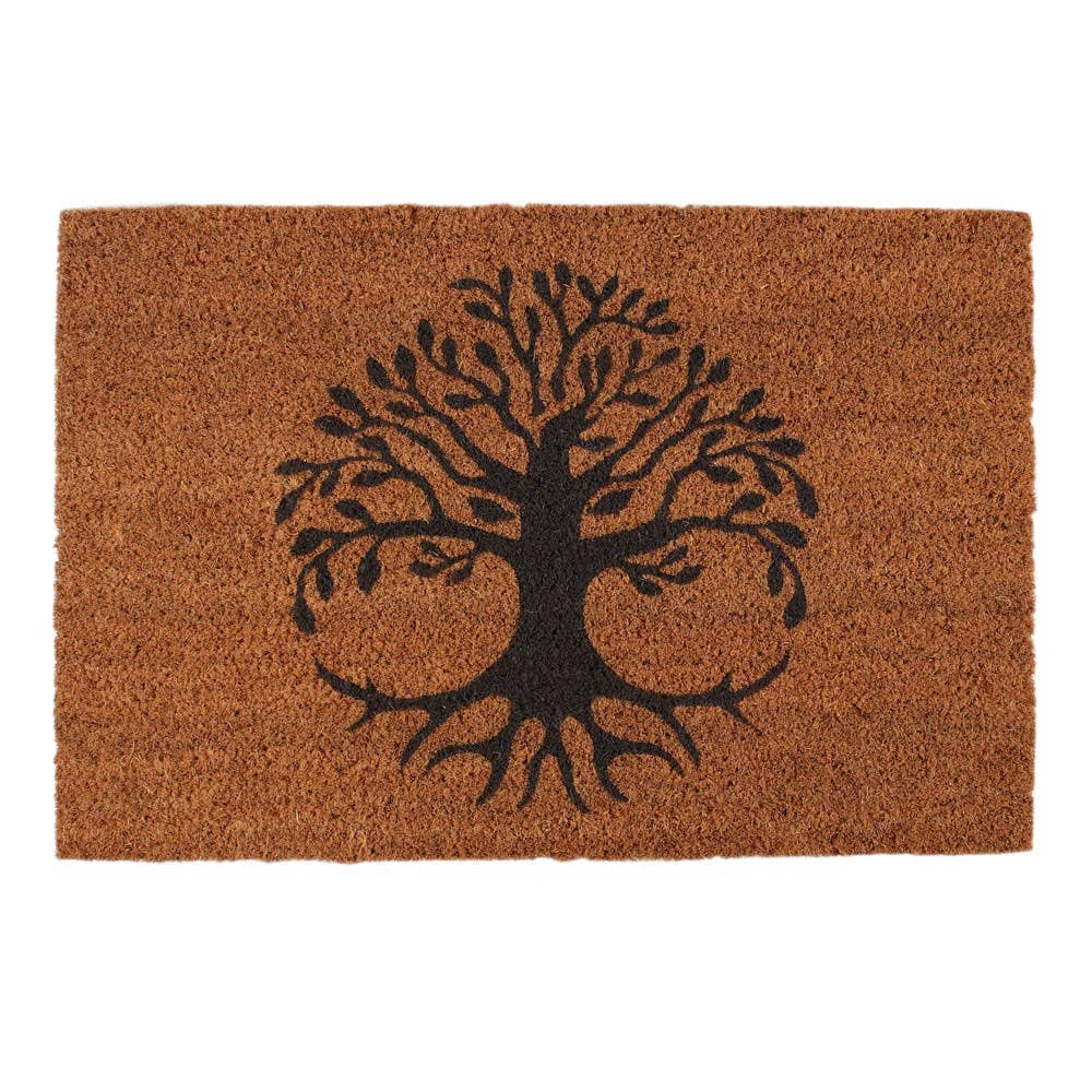 Tree of Life Welcome Doormat C/9 - Spiral Circle