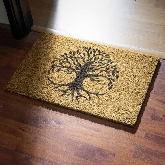Tree of Life Welcome Doormat C/9 - Spiral Circle