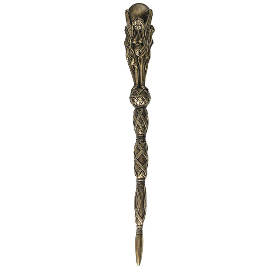 Triple Goddess Mystical Magic Wand C/24 - Spiral Circle