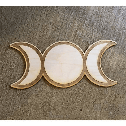 Triple Moon Crystal Grid - Spiral Circle