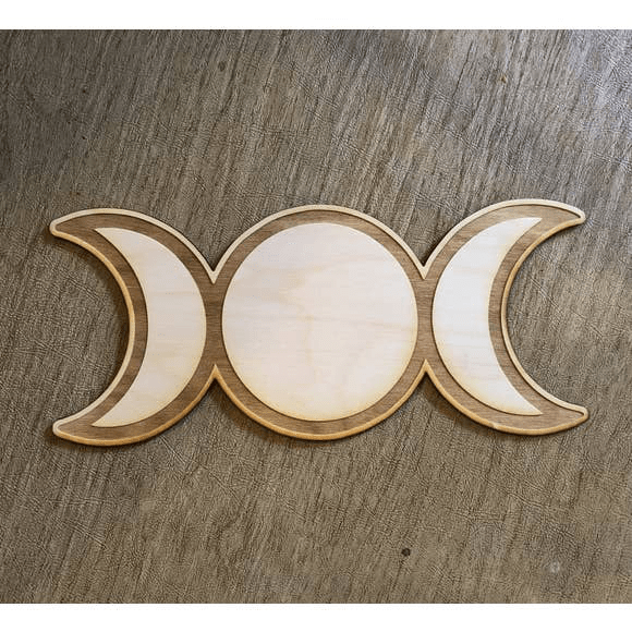 Triple Moon Crystal Grid - Spiral Circle