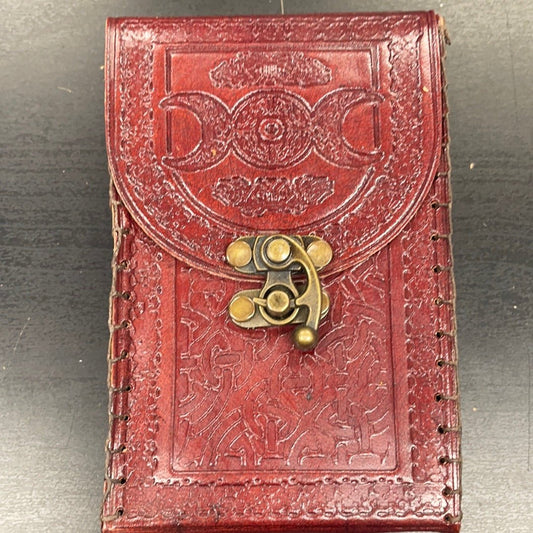 Triple Moon Tarot Card Holder - Spiral Circle