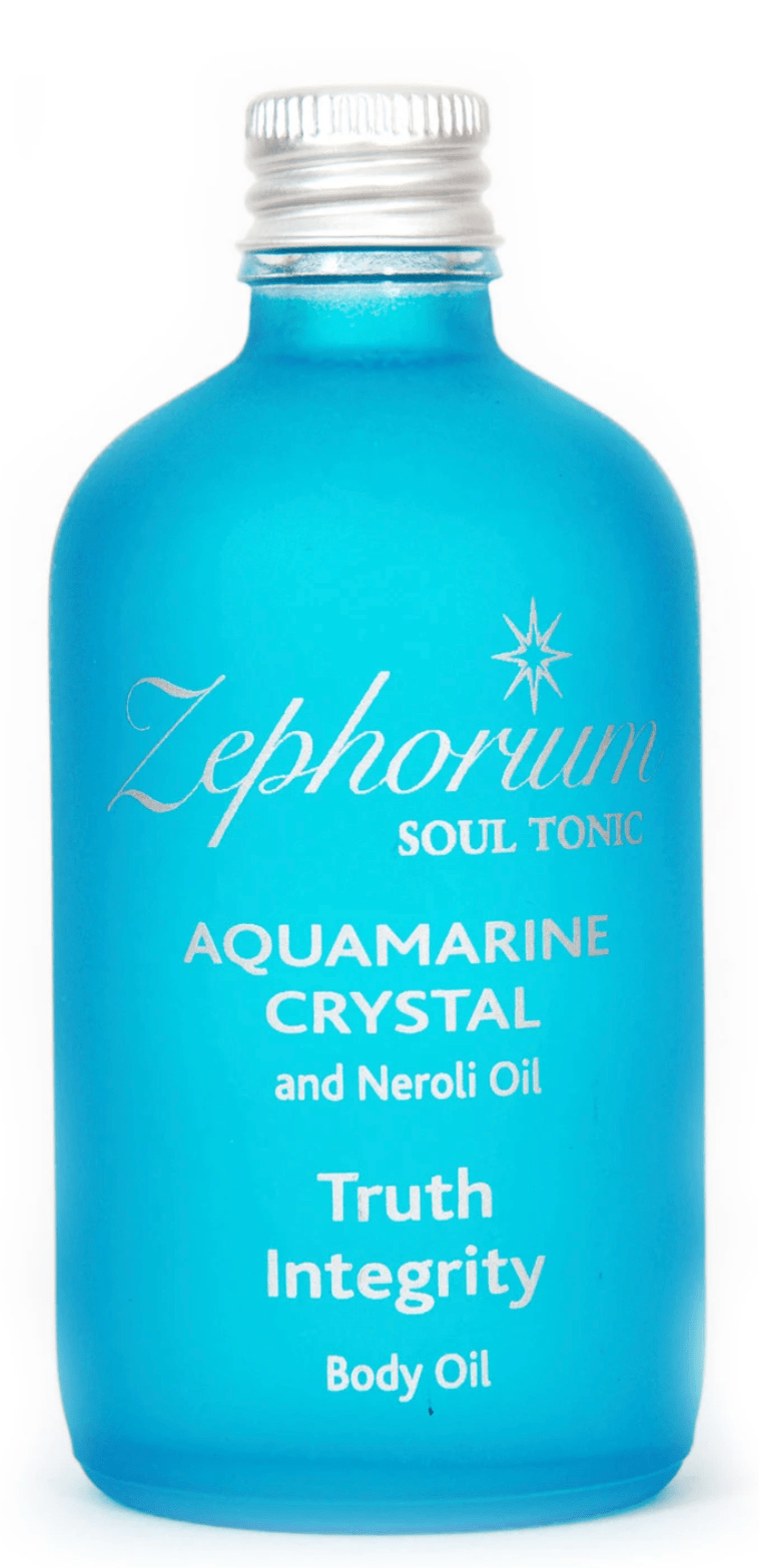 Truth & Integrity Body Oil | Aquamarine Crystal and Neroli Oil | 100 ml - Spiral Circle