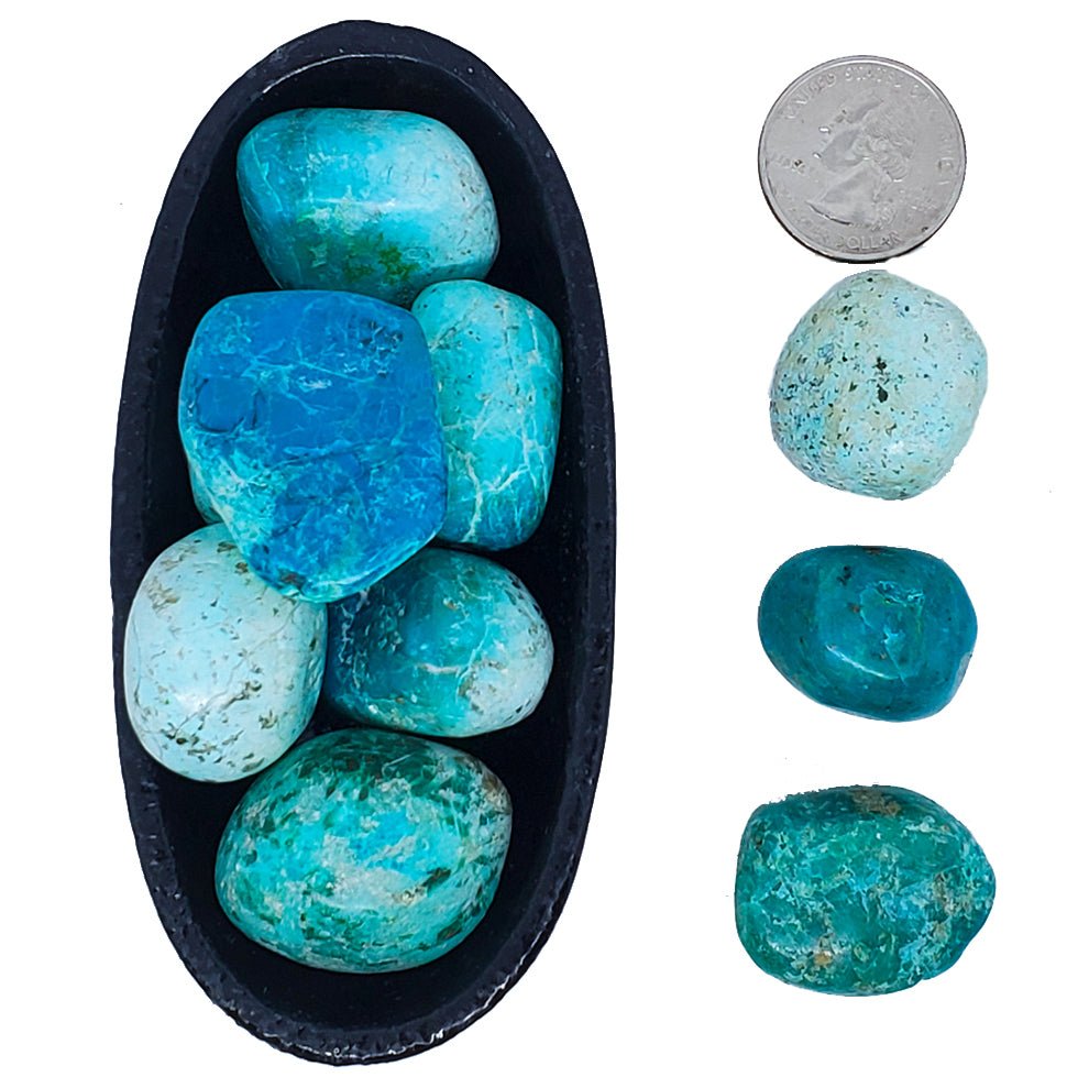 Tumbled Turquoise | Holy Stone, Protection & Fortune - Spiral Circle