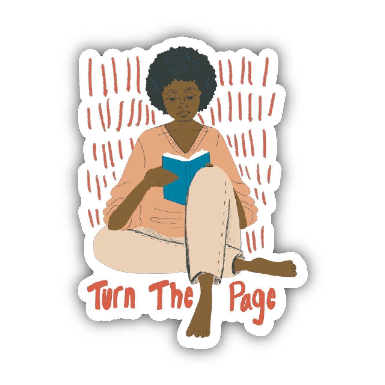 Turn The Page Sticker - Spiral Circle
