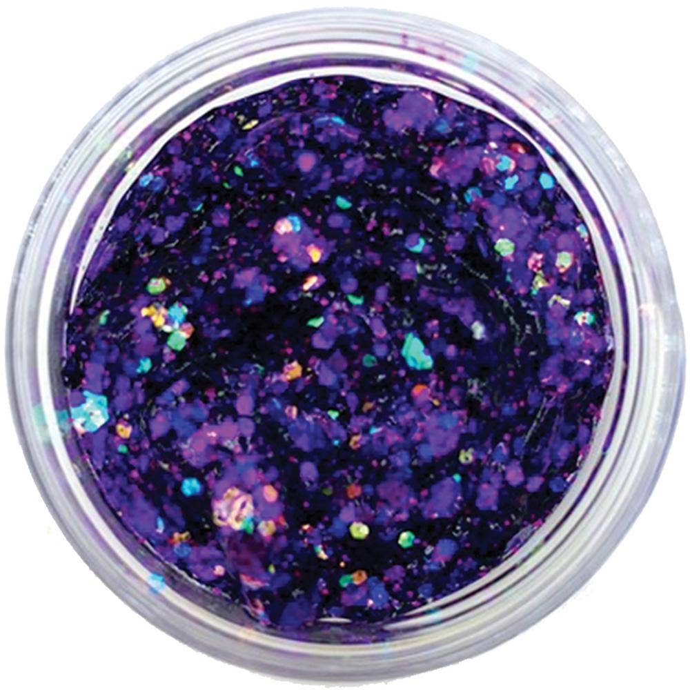 Ultra Violet | Purple Glitter - Spiral Circle