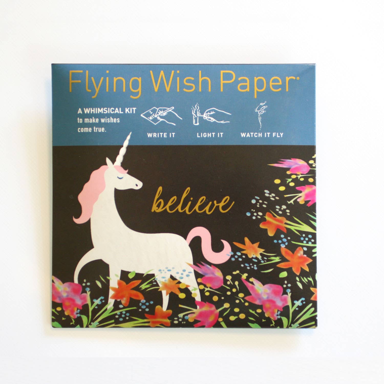 Unicorn | Flying Wish Paper Kit | Mini - Spiral Circle