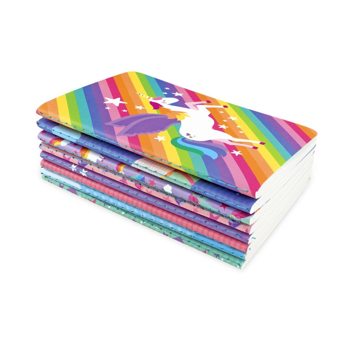 Unique Unicorns | Mini Pocket Pal Journals - Spiral Circle