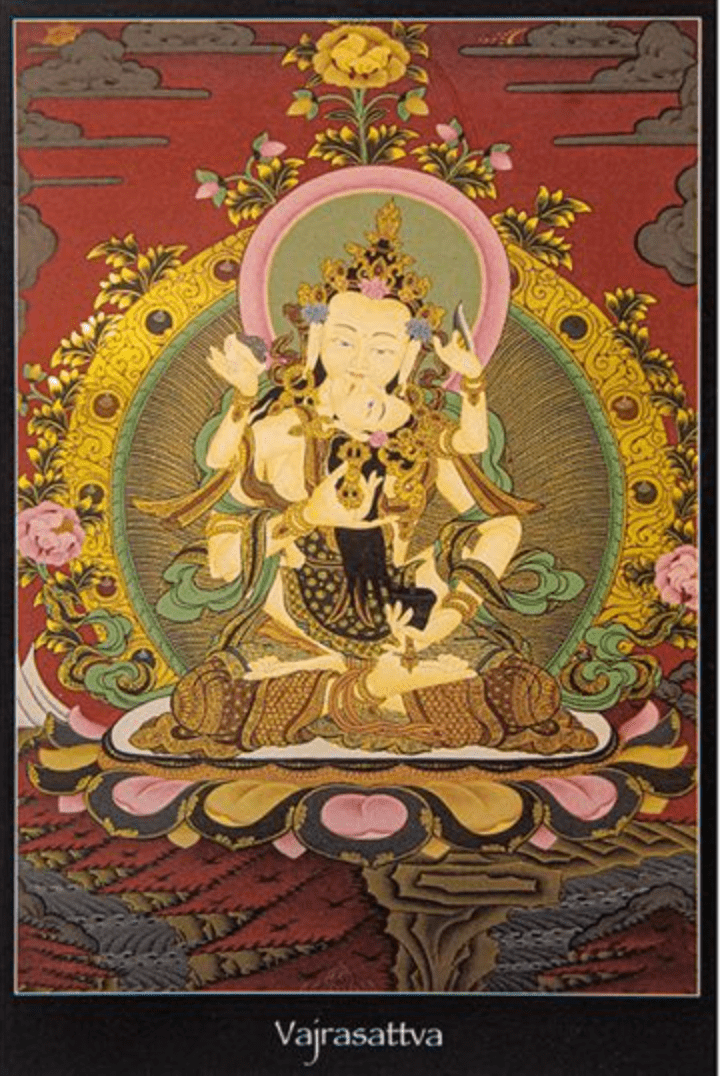 Vajrasattva | Altar Card - Spiral Circle