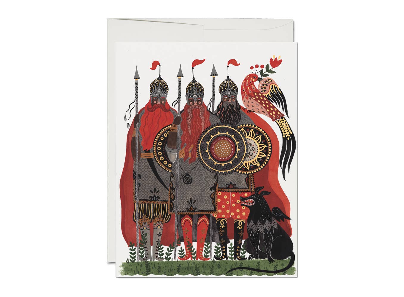 Viking Greeting Card - Spiral Circle