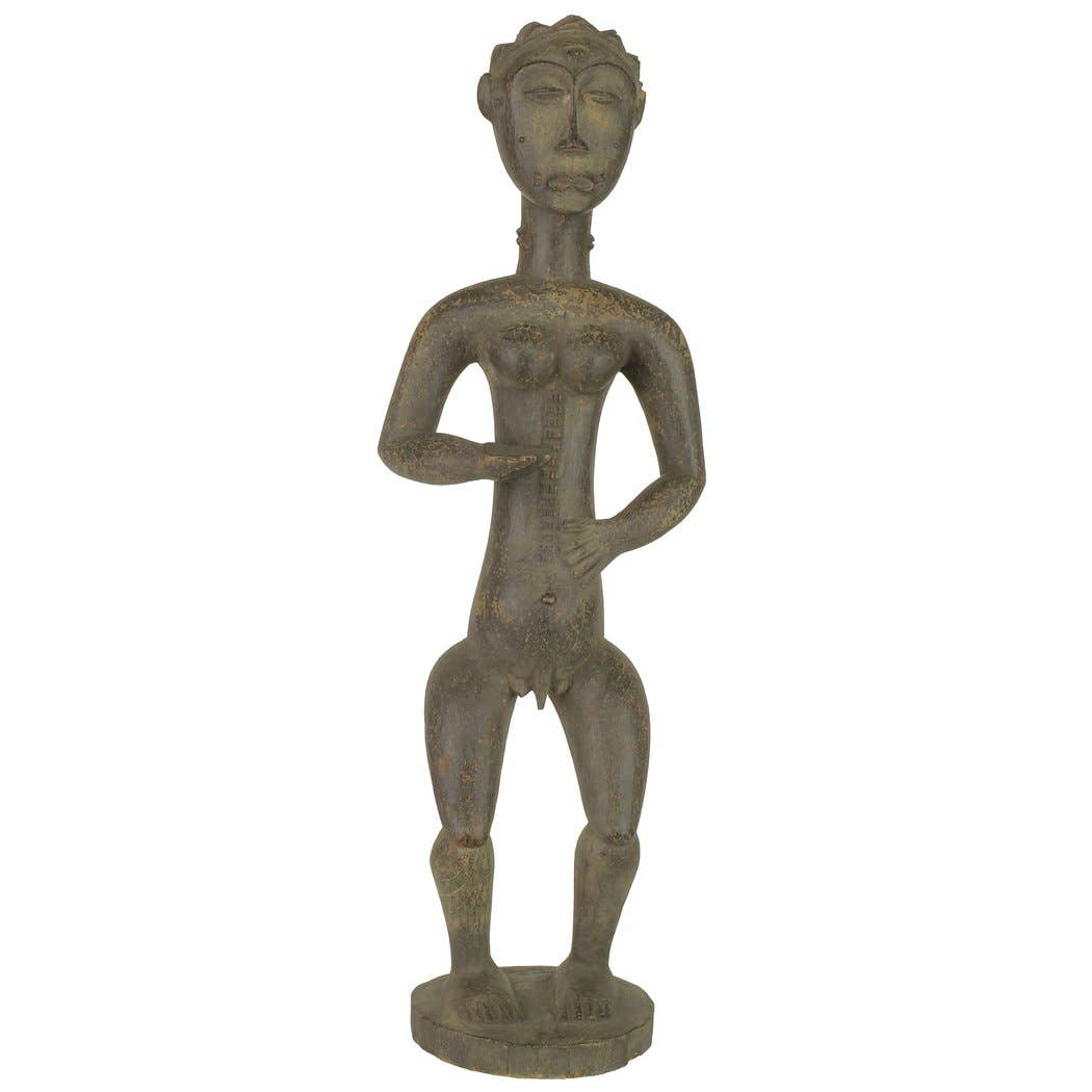 Vintage Baule Male Ancestor Spirit Statue | 18