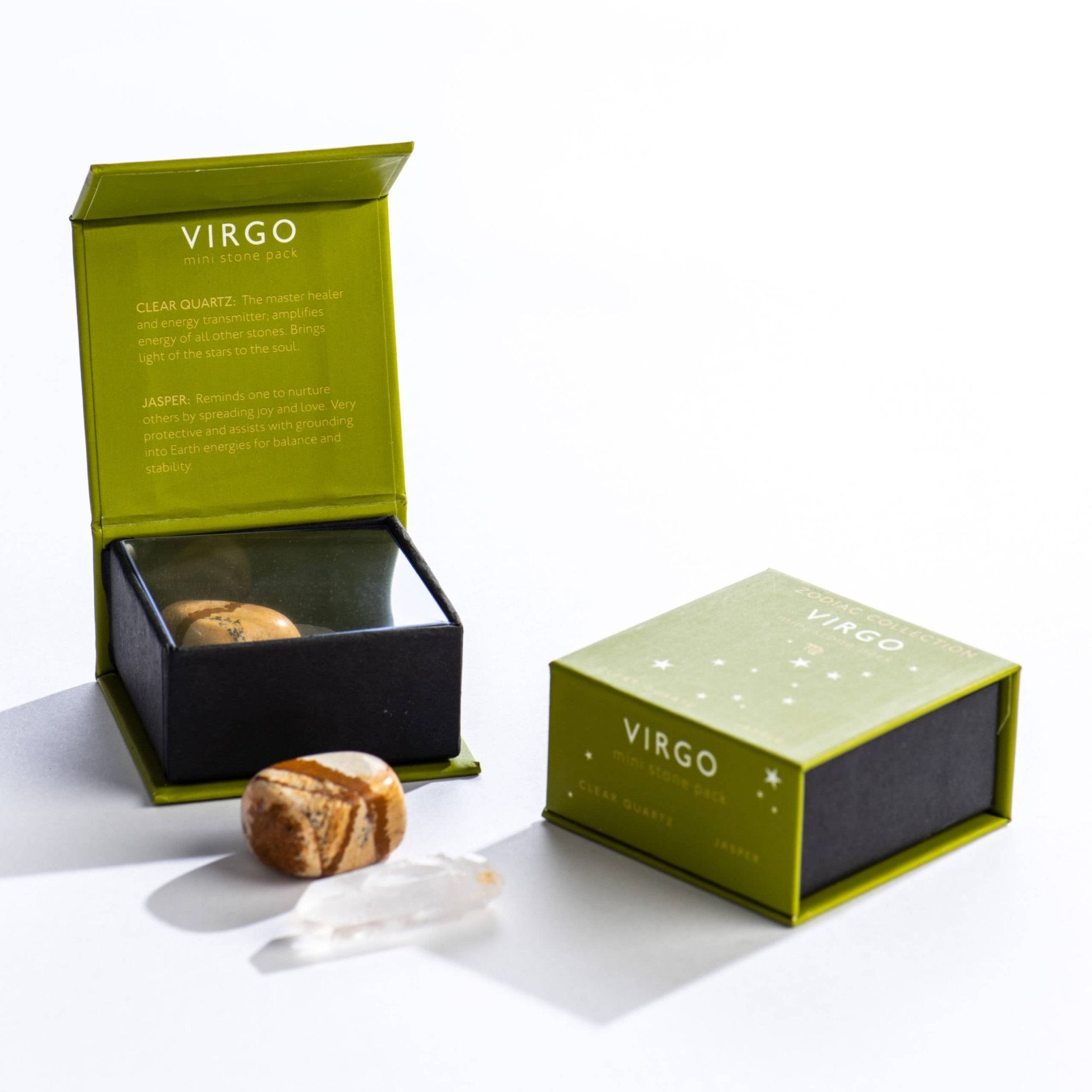 Virgo Zodiac Mini Crystal Pack - Spiral Circle