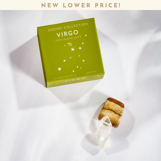 Virgo Zodiac Mini Crystal Pack - Spiral Circle