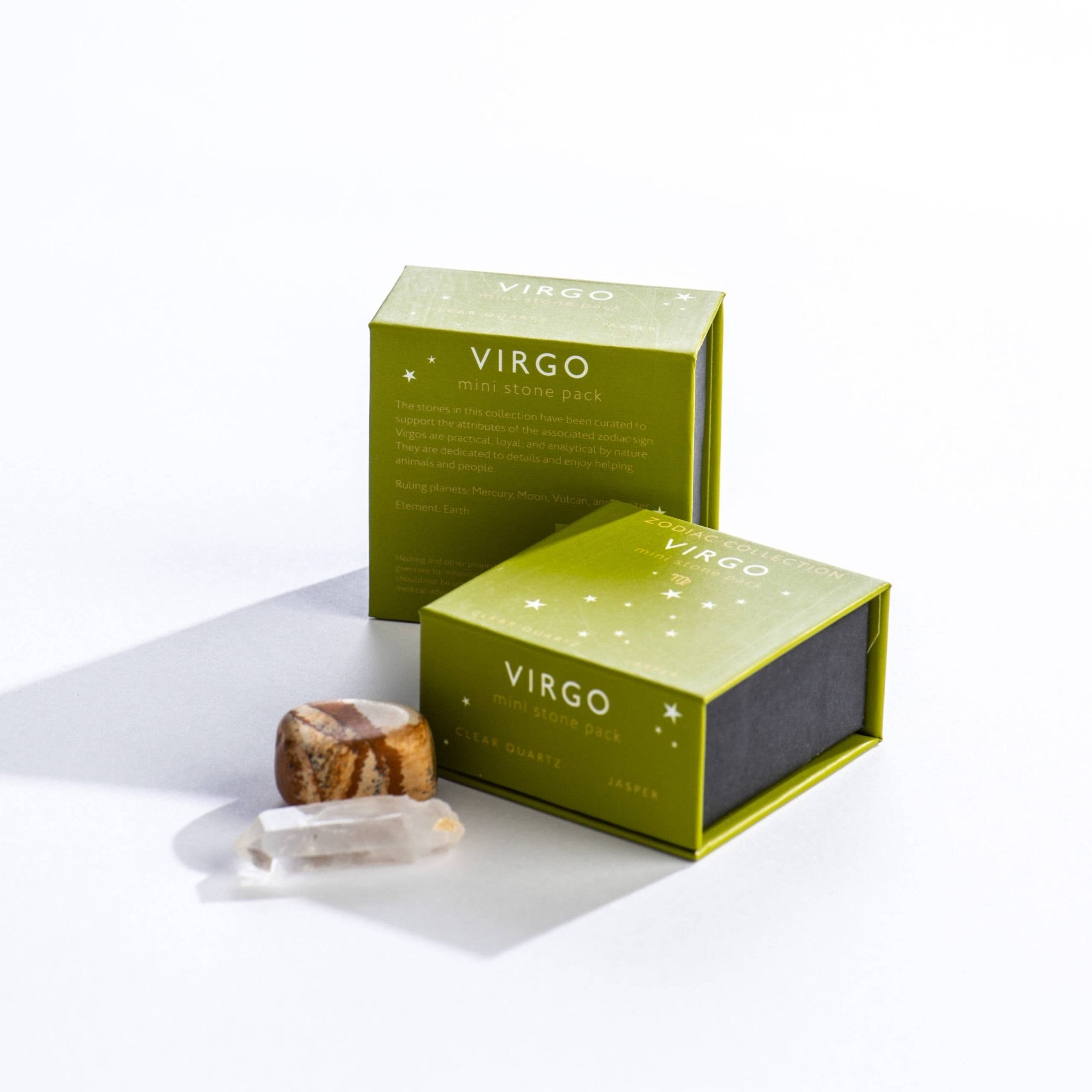 Virgo Zodiac Mini Crystal Pack - Spiral Circle