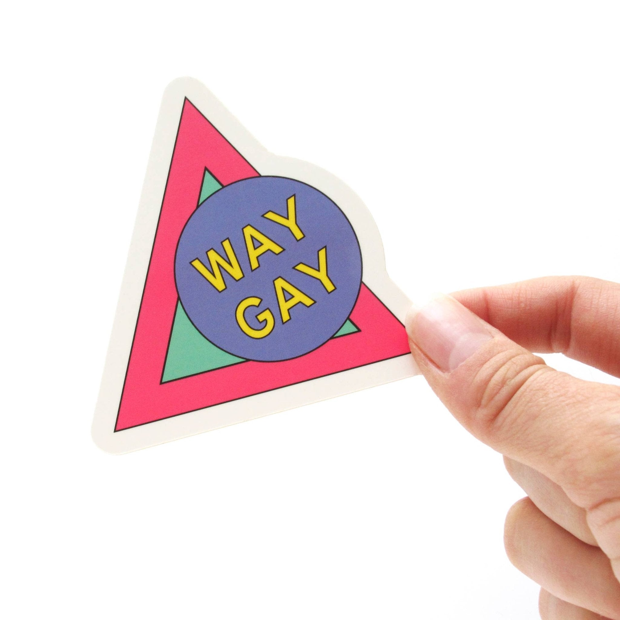 Way Gay Sticker - Spiral Circle