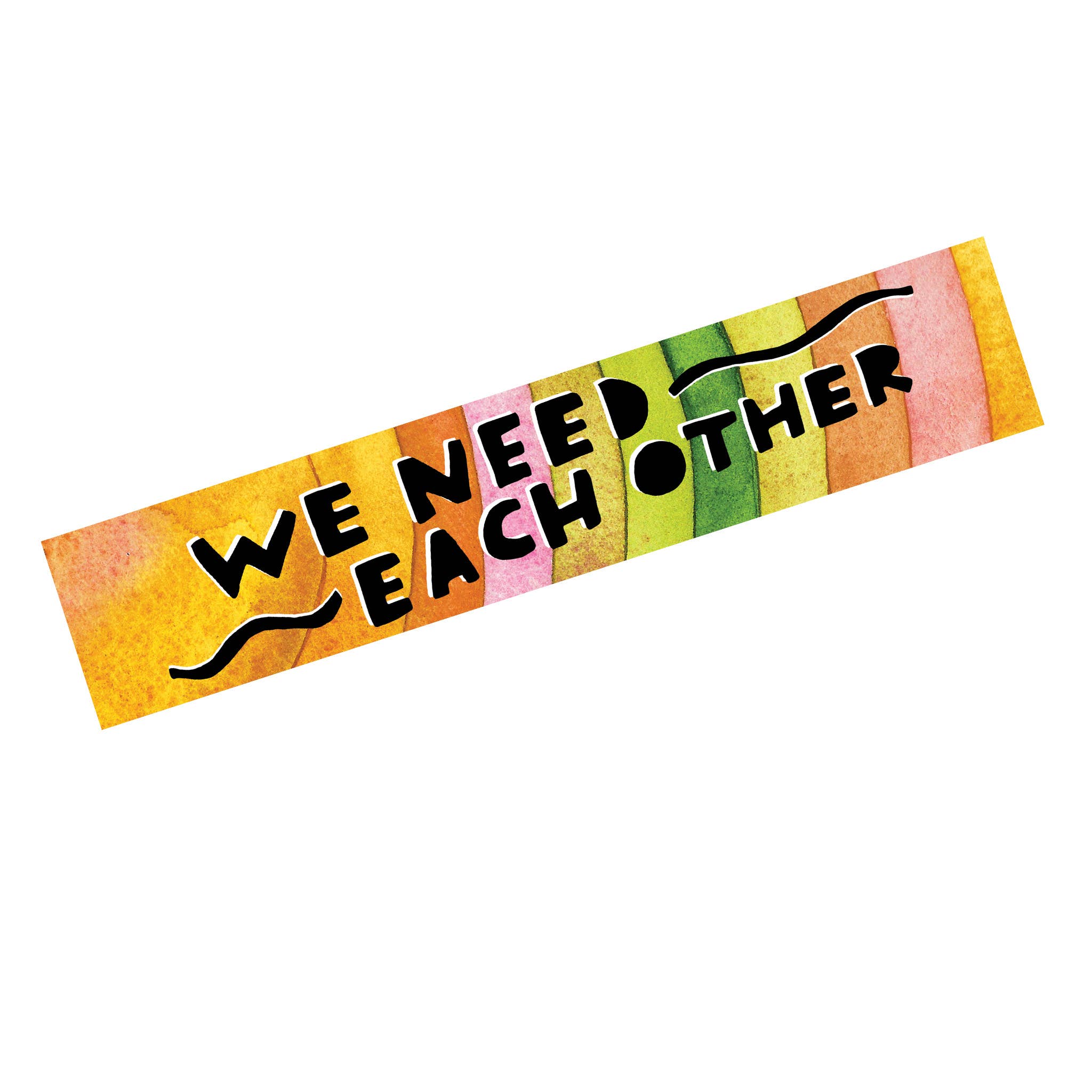 We Need Each Other | Sticker - Spiral Circle