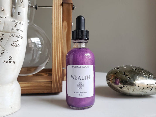 Wealth Body Oil | Sangria Scent - Spiral Circle