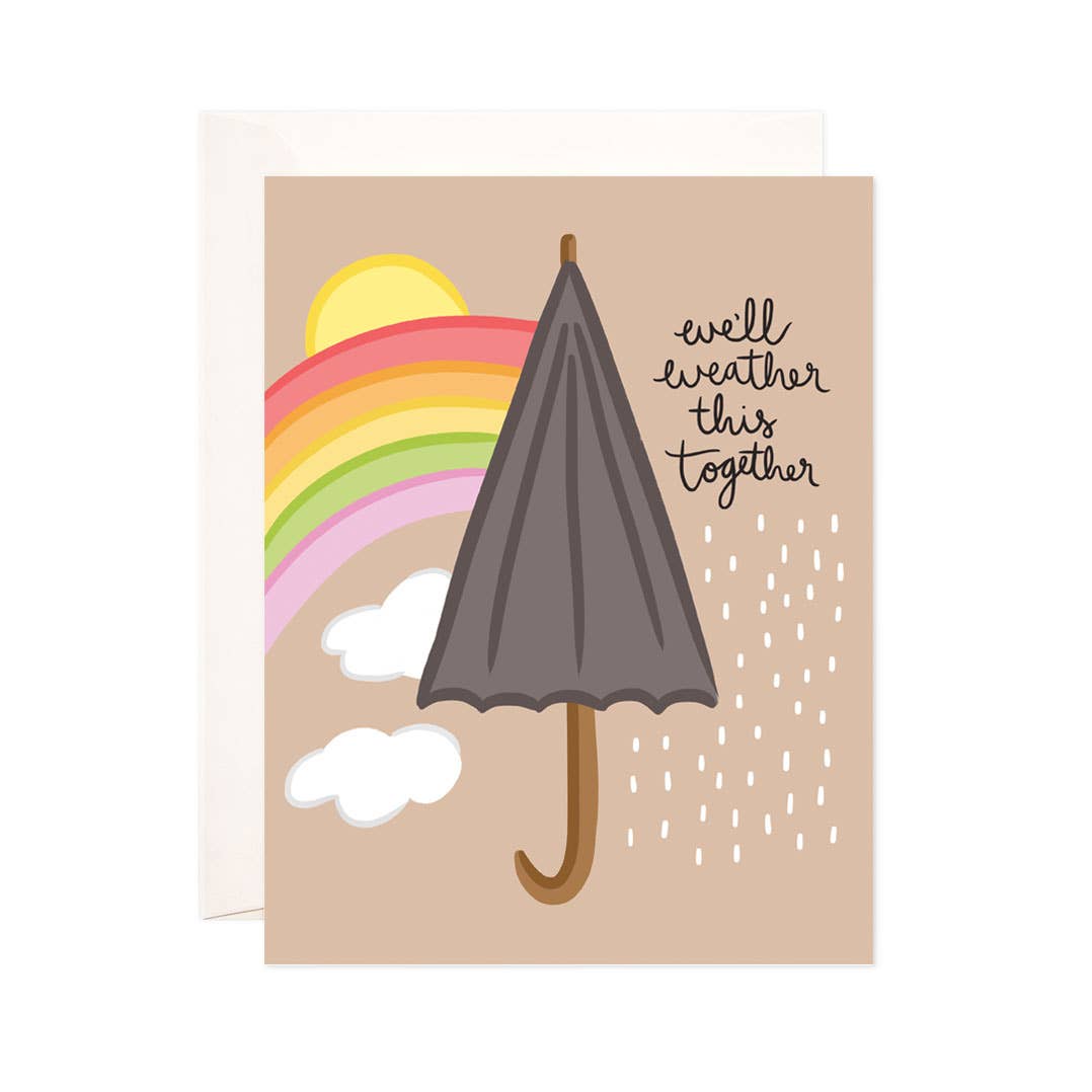Weather This Together Greeting Card - Spiral Circle