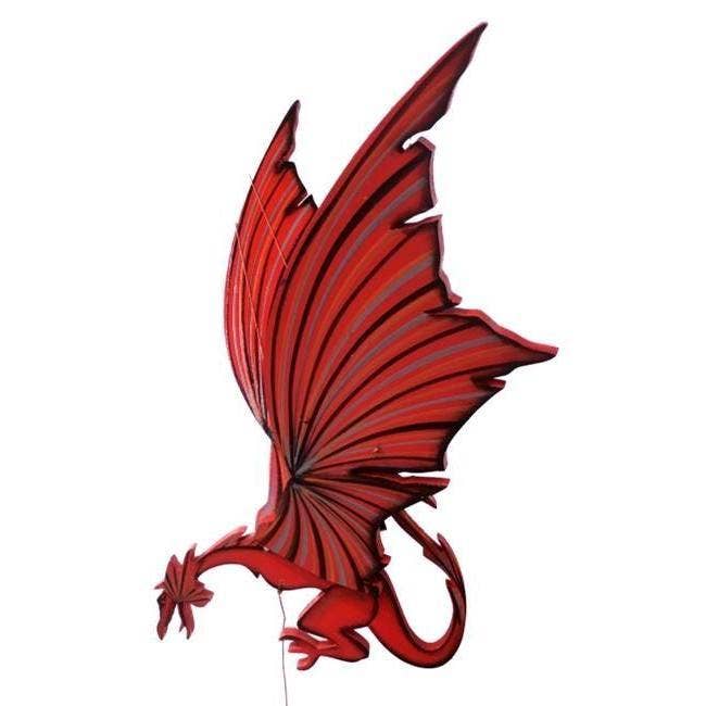 Welsh Dragon Flying Mobile - Spiral Circle