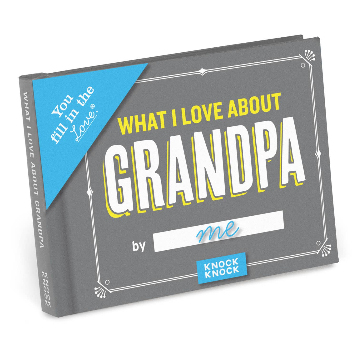 What I Love about Grandpa Fill in the Love Gift Book - Spiral Circle