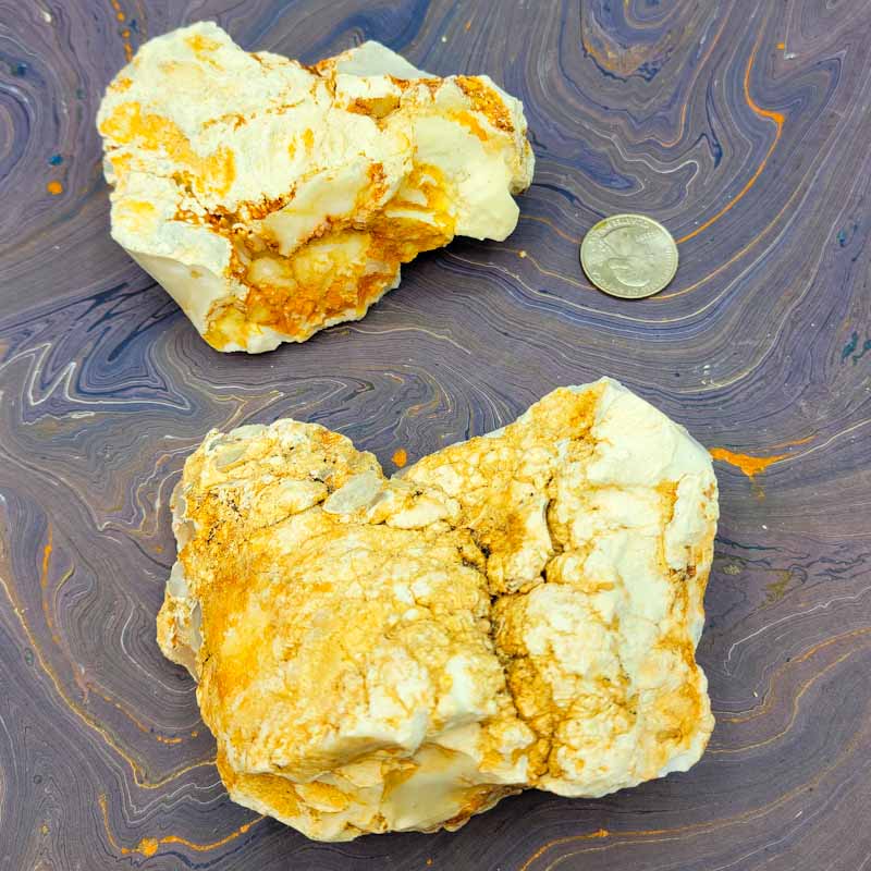 White Jade | Rough - Spiral Circle