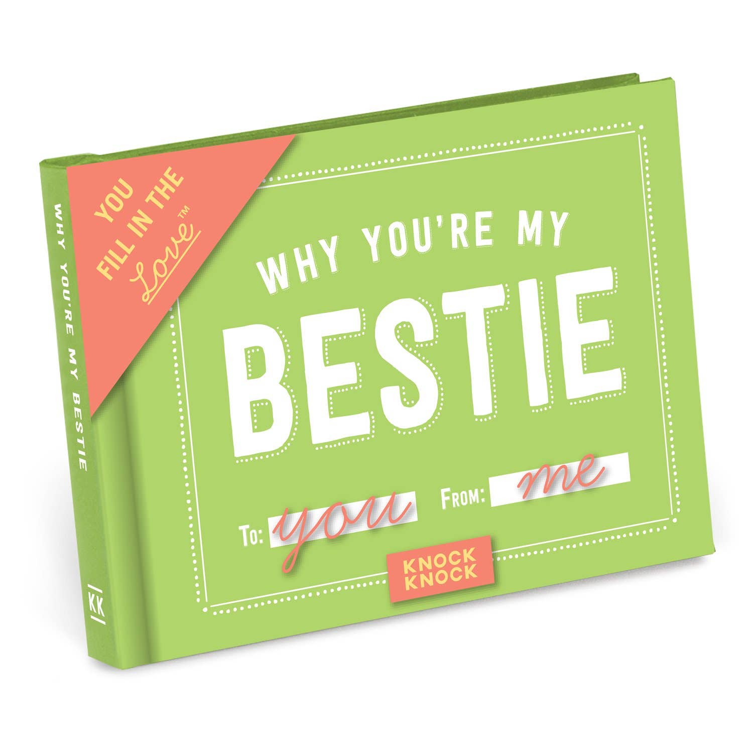 Why You're My Bestie Fill in the Love Gift Book - Spiral Circle