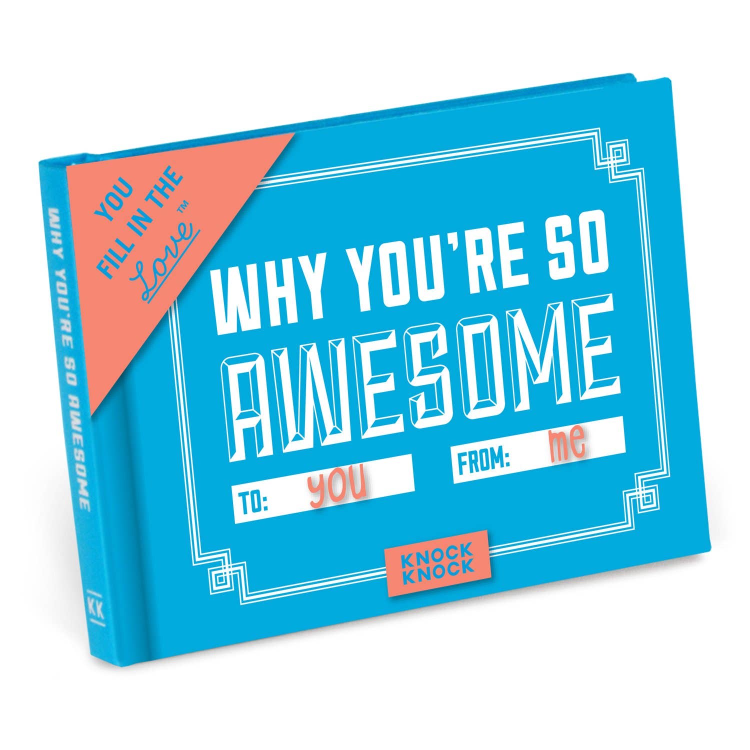 Why You're So Awesome Fill in the Love Gift Book - Spiral Circle
