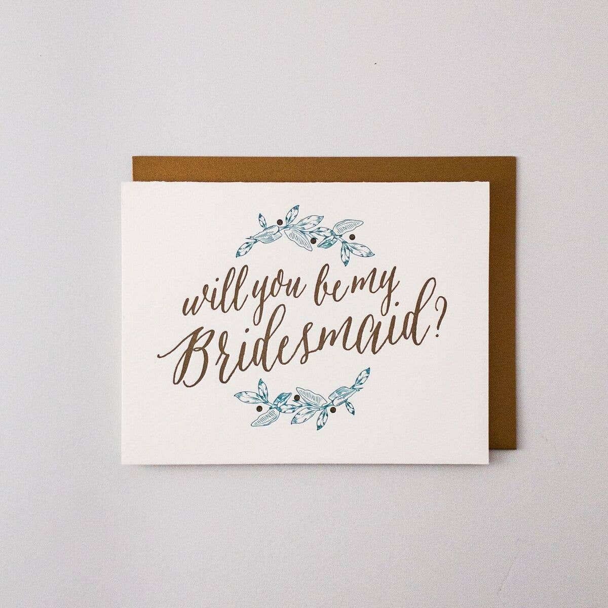 Will You Be My Bridesmaid - Spiral Circle