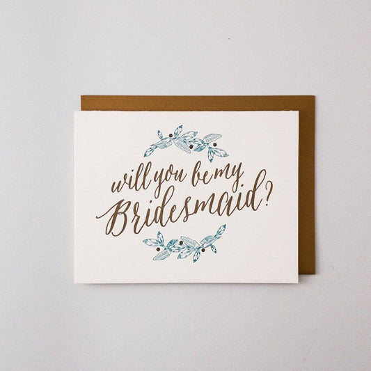 Will You Be My Bridesmaid - Spiral Circle