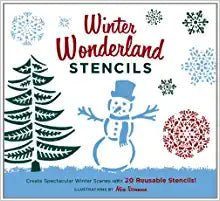 Winter Wonderland Stencils - Spiral Circle