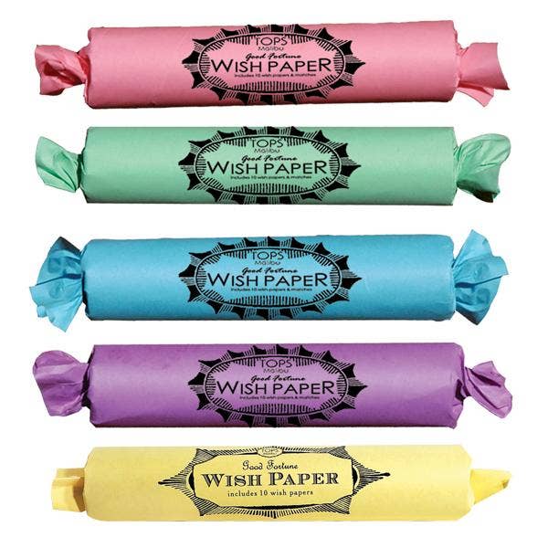 Wish Paper Pastel | Assorted Colors - Spiral Circle