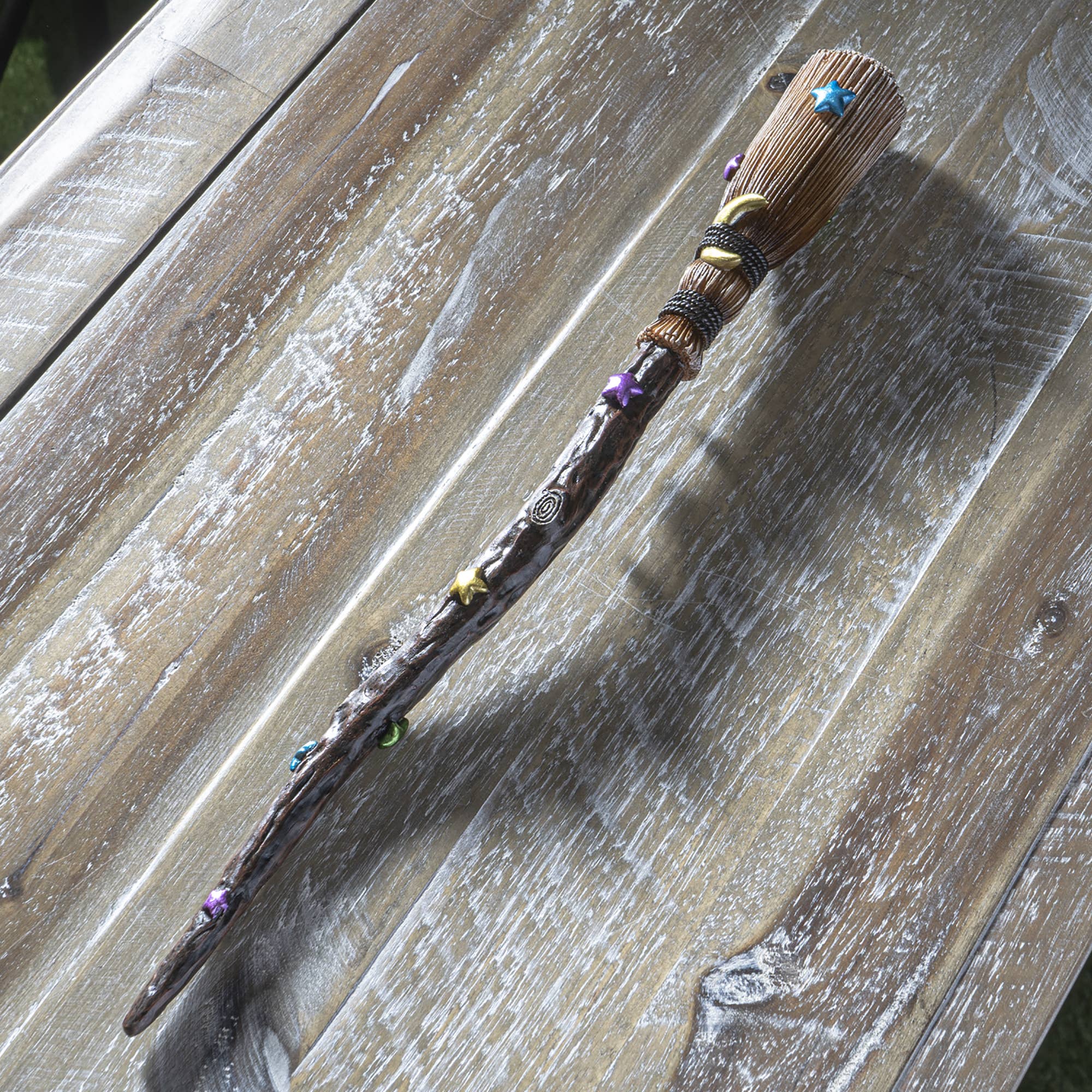 Witches Broom Mystical Magic Wand C/24 - Spiral Circle