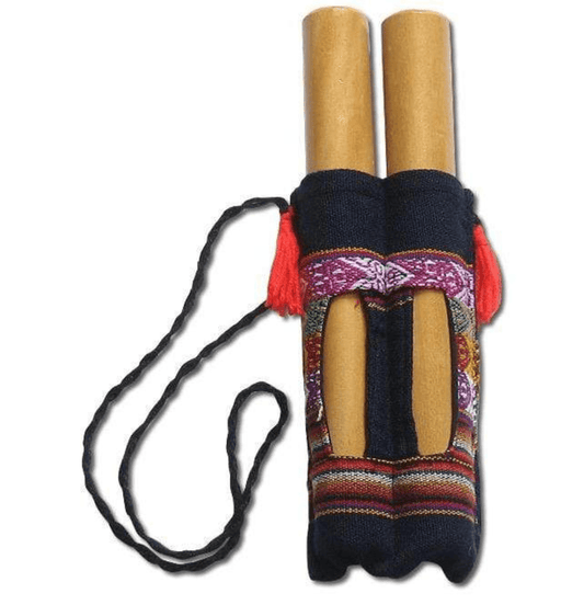 Wooden Claves - Spiral Circle