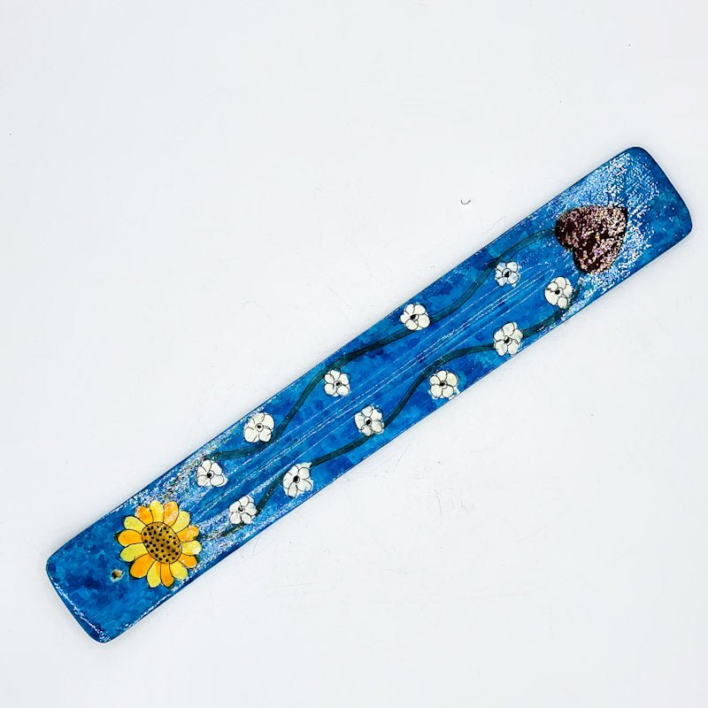 Wooden Incense Holders | Lacquer Finish - Spiral Circle