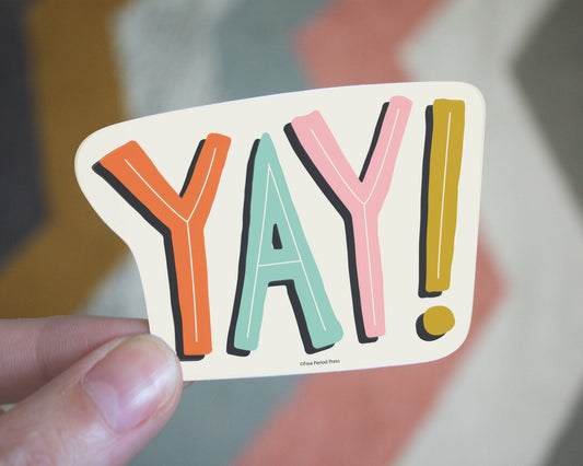 Yay Vinyl Sticker - Spiral Circle