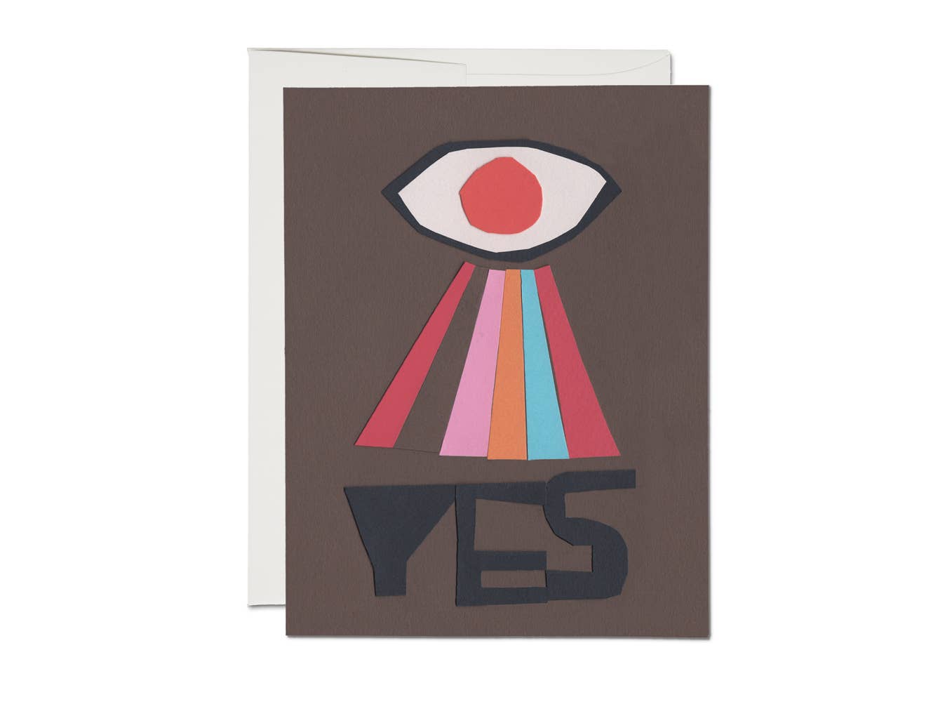 Yes Greeting Card - Spiral Circle