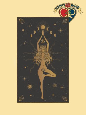 Yogini Celestial Twin Tapestry - Spiral Circle