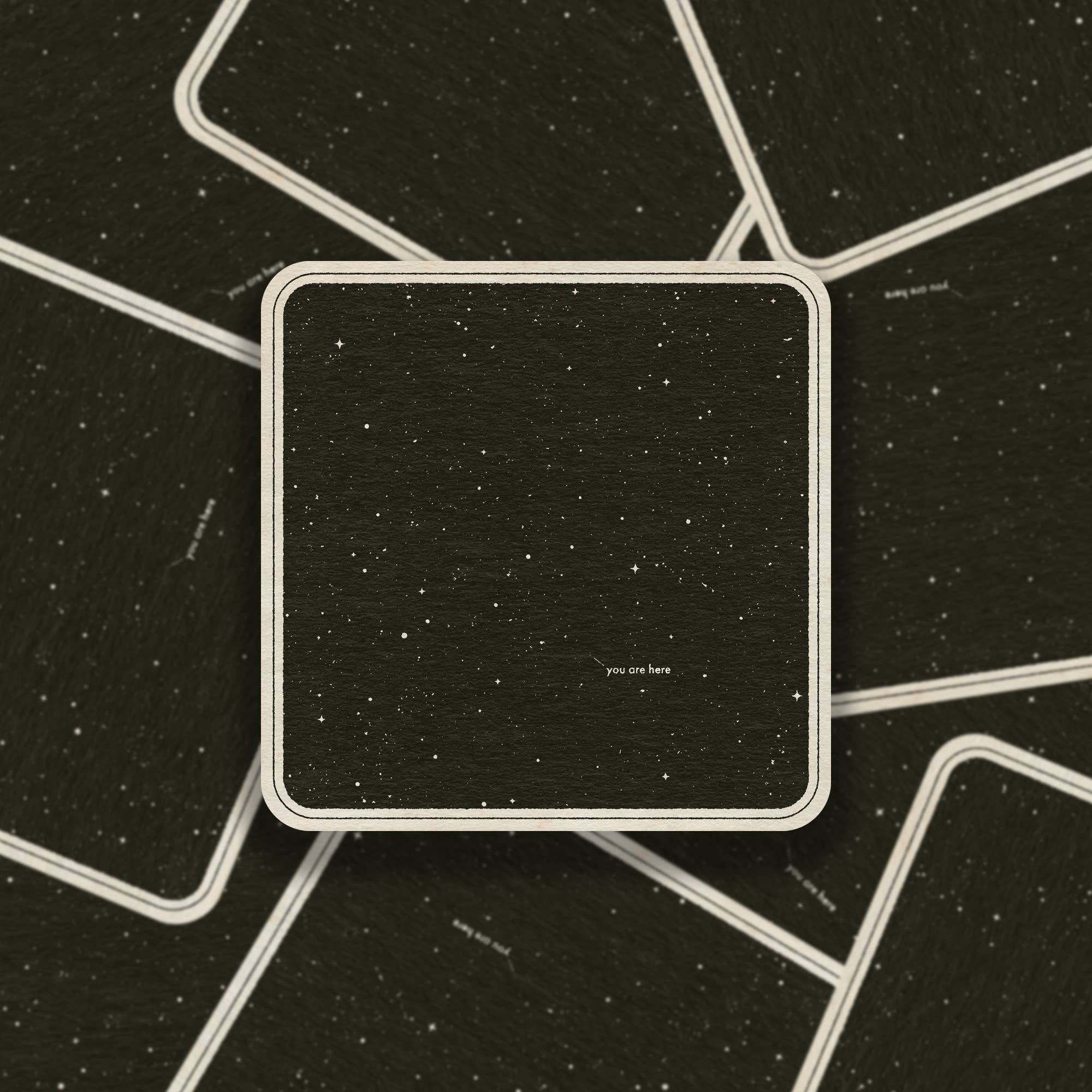 You Are Here Sticker - Spiral Circle