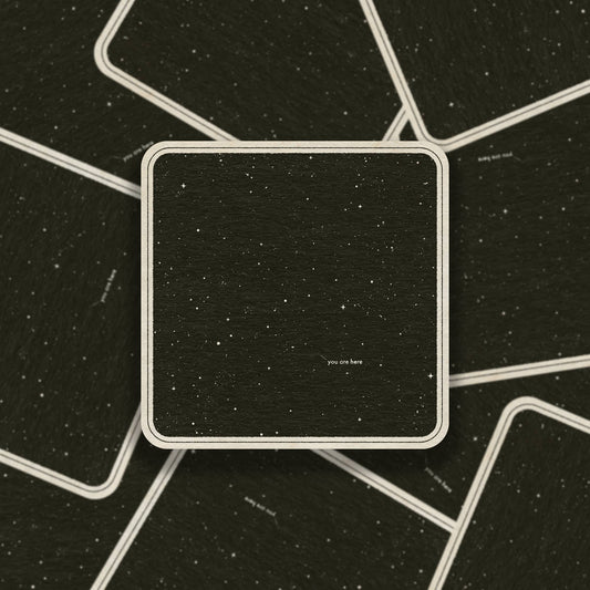 You Are Here Sticker - Spiral Circle