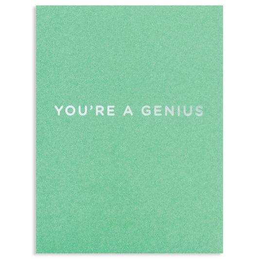 YOU'RE A GENIUS | LAGOM CONGRATULATIONS CARD - Spiral Circle