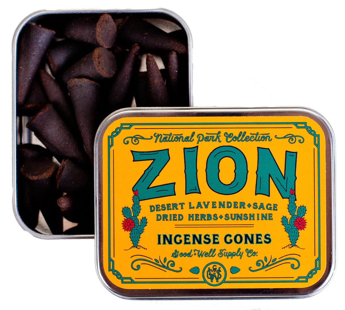Zion Incense - Desert lavender, sage & dried herbs - Spiral Circle